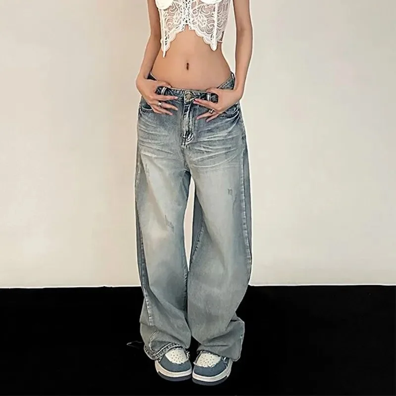 Retro Oversized Wide Leg Jeans